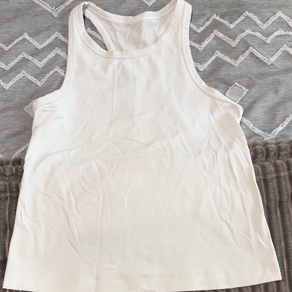 lululemon athletica White Racerback Performance Tank